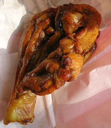 普罗旺斯烤鸡腿实物