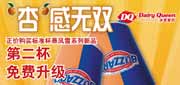 有效期到2010年9月30日 DairyQueen(DQ)冰雪皇后10年9月暴风雪系列新品免费升级优惠券